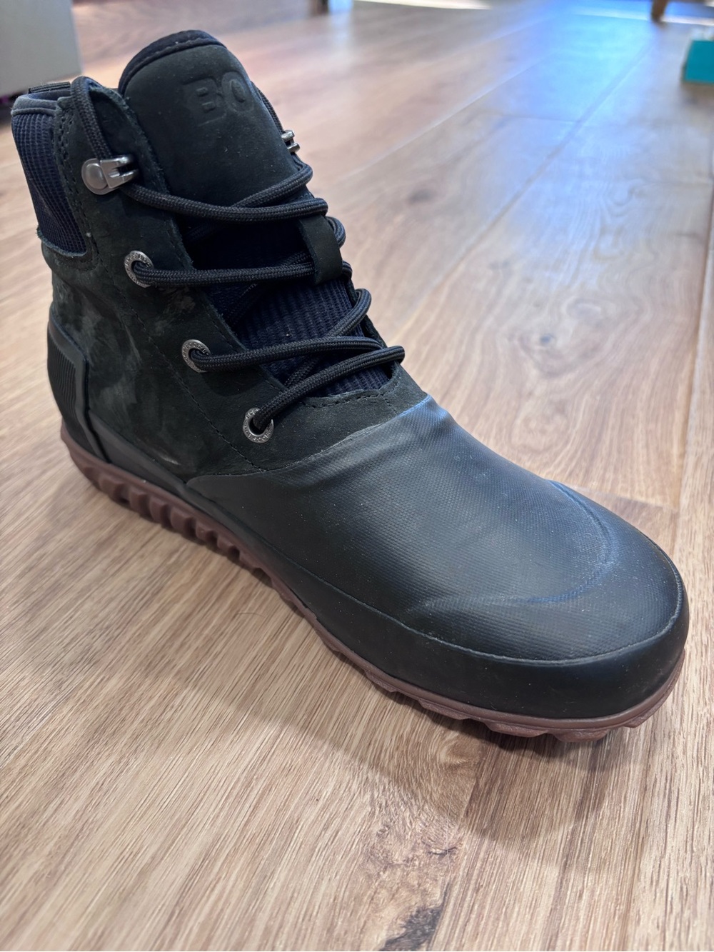 Men's Black Outdoor Lace-Up Boot